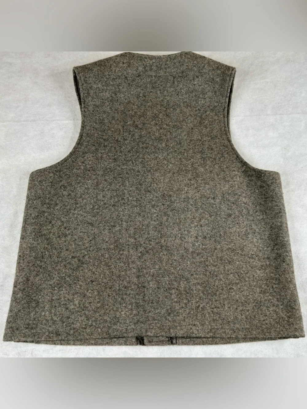 Vintage Filson Virgin Wool Mackinaw Vest 44 Gray Style 20 USA Workwear Hunting - Picture 2 of 10